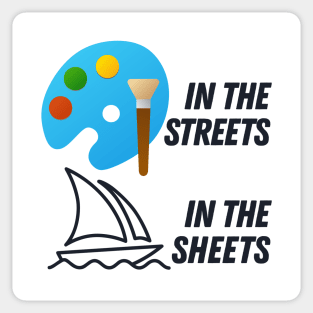 Microsoft Paint In The Sheets, Midjourney In The Sheets Sticker
